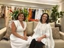 A consultora de moda Claudia Inês Brito e a estilista Leticia Lorentz