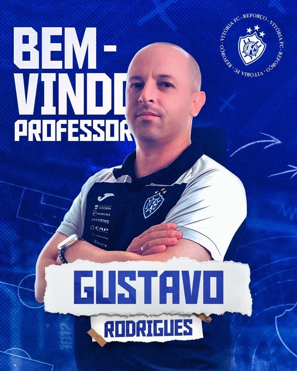 Gustavo Rodrigues é anunciado como novo técnico do Vitória F.C