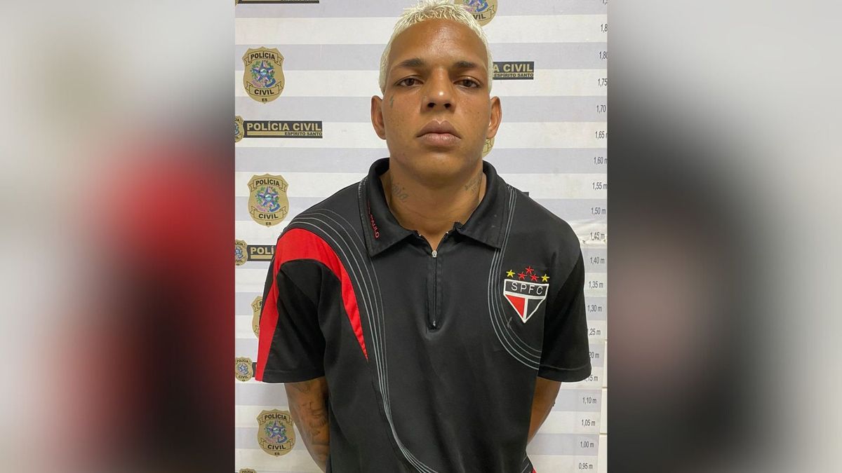 Lucas Rodrigues Machado, 20 anos, um dos executores do crime por Divulgação Sesp