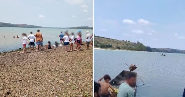 Jorge Luiz dos Santos, de 50 anos, teria entrado na água para buscar uma bola que as crianças brincavam às margens da lagoa, segundo os Bombeiros