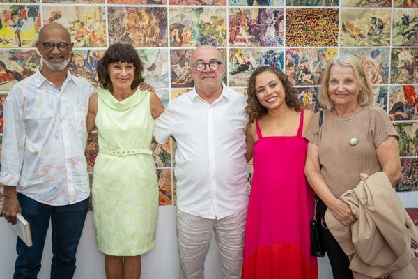 Fernando Augusto, Almerinda Lopes, Marcelo Silveira, Amanda Gonçalves e Ivanilde Brunow