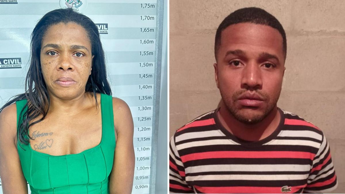 Herica Lucide Custódia, de 44 anos, e Diego Souza Ferreira, 37, são suspeitos de roubarem mais de R$ 1 milhão de cofre de apartamento em Vila Velha. Diego segue foragido.