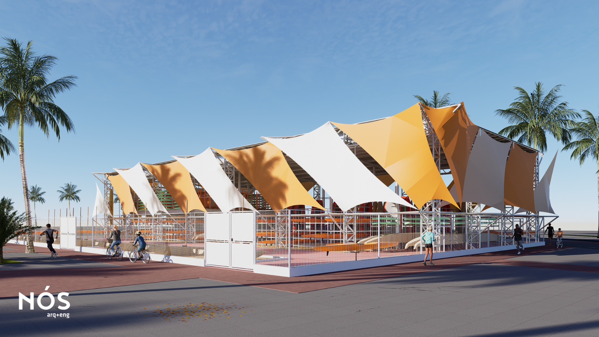 Projeto da nova guarderia na Praça dos Desejos por Divulgação