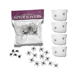 Kit 4 Teias de Aranha Premium Esticáveis 