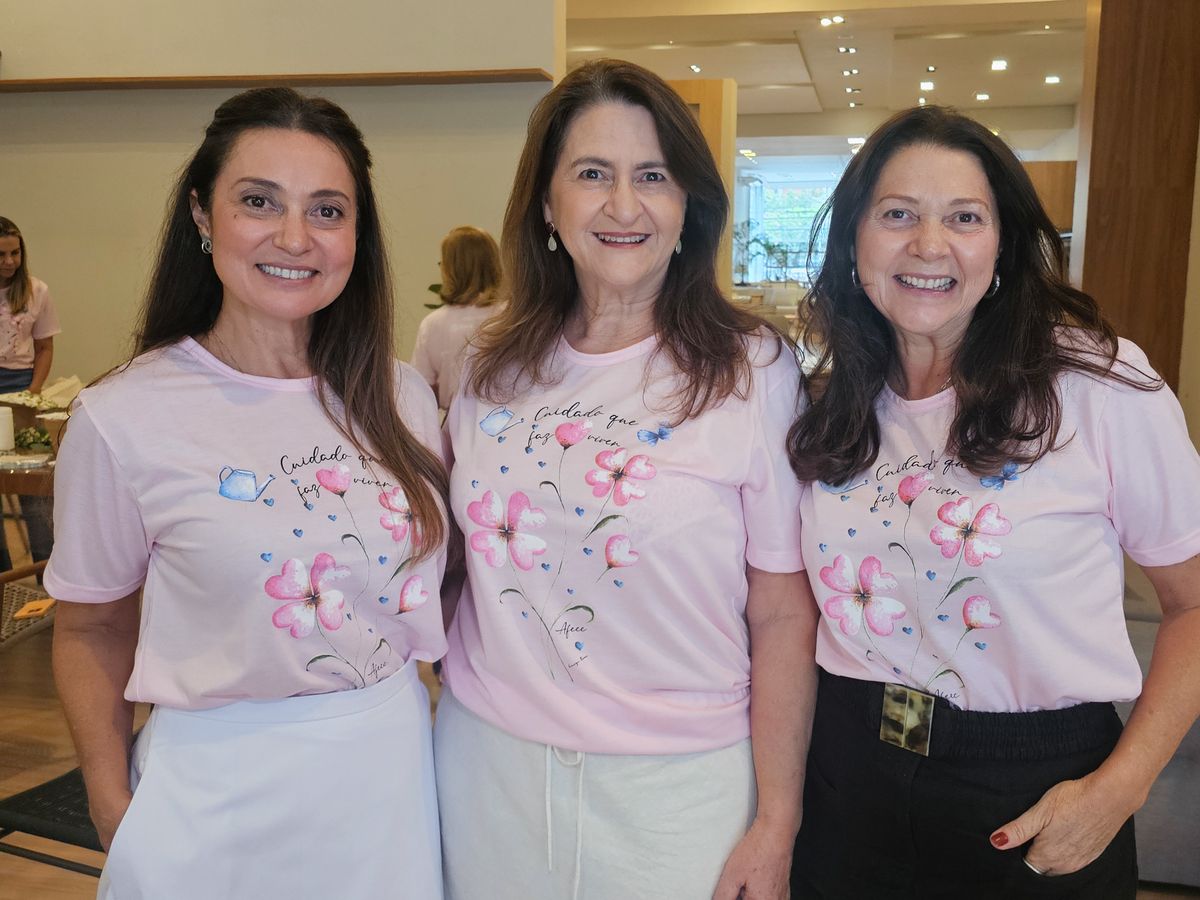 Andreia Biccas, Cristina Altoé e Cledina Freire 