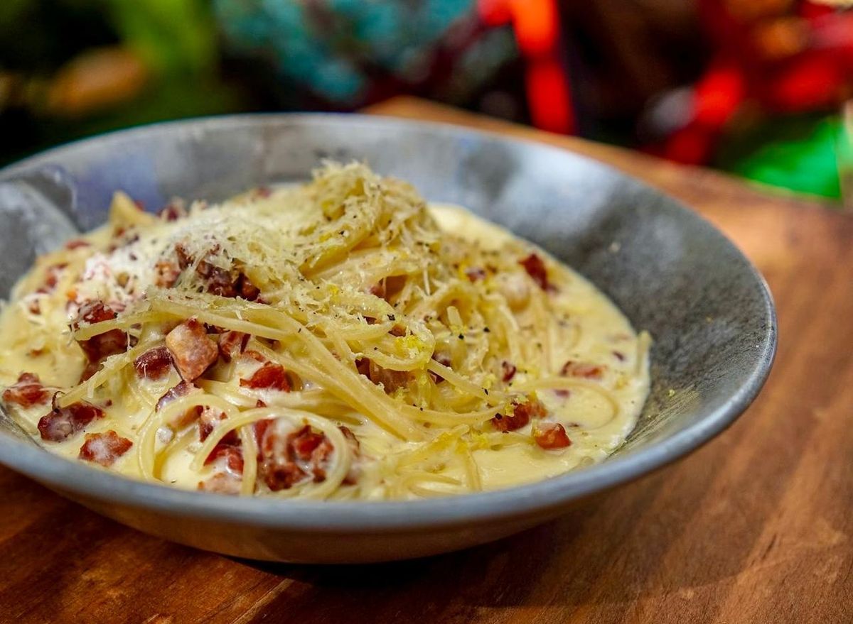 Carbonara do Feirantino Bistrô, em Jabour, Vitória 