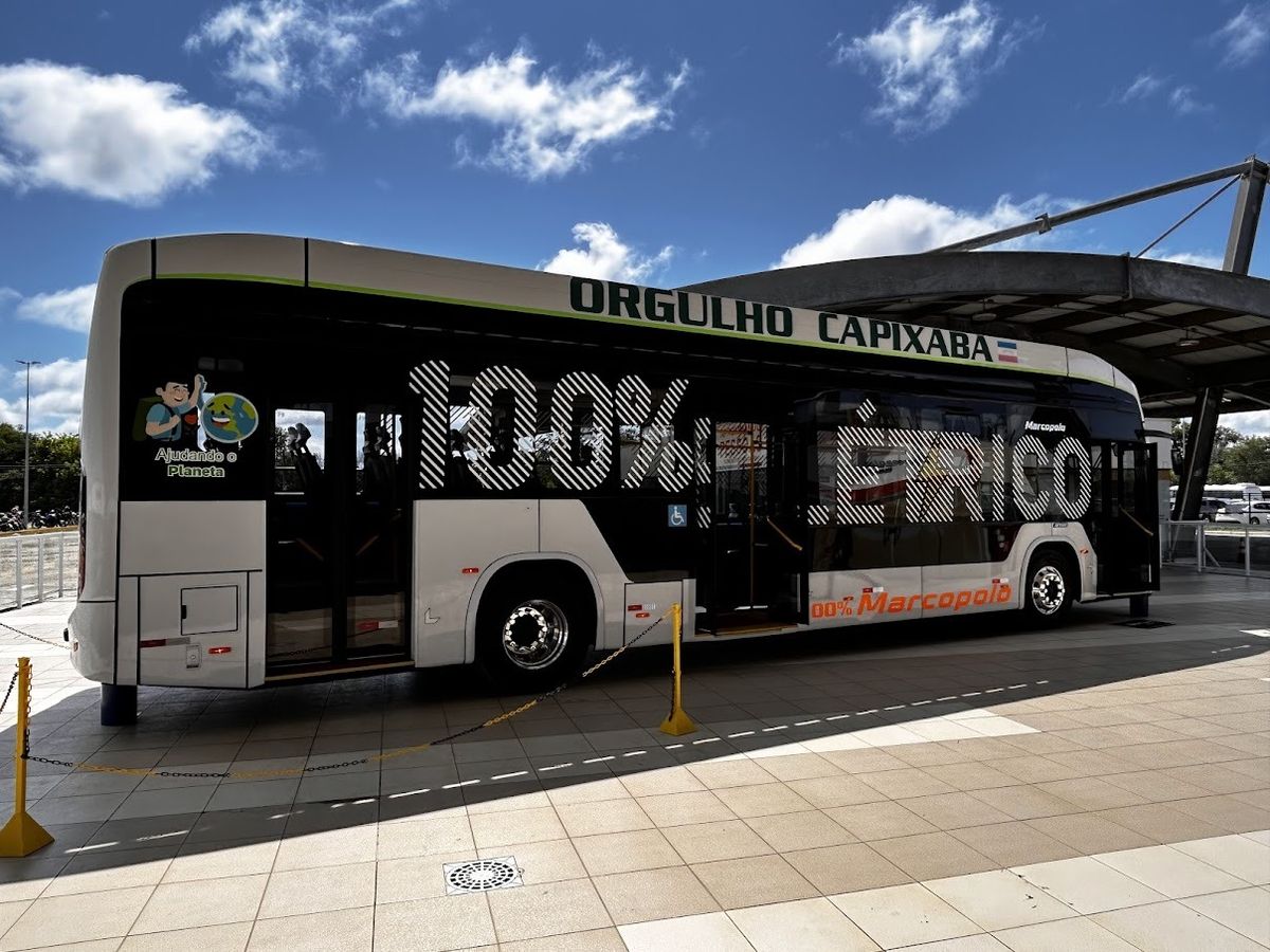 Entrega do primeiro ônibus elétrico produzido em fábrica no ES