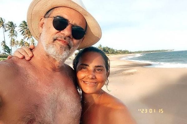 Heloisa Périssé com Mauro Farias