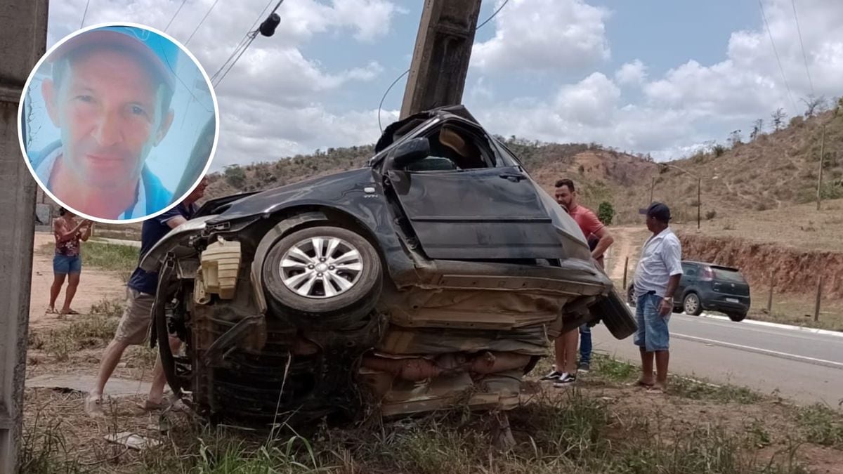 Motorista morre após bater em poste em Colatina  