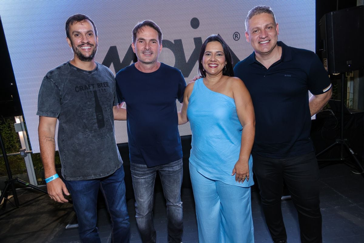 Marcio Ribeiro, Bruno Lawall, Marina Boechat e Mateus Carvalho