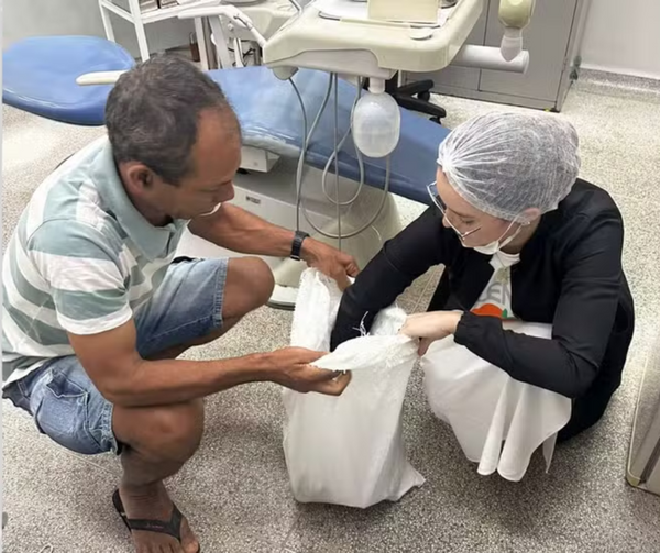 Adeucimar Leopoldino, 56 anos, deu o presente inusitado como forma de gratidão 