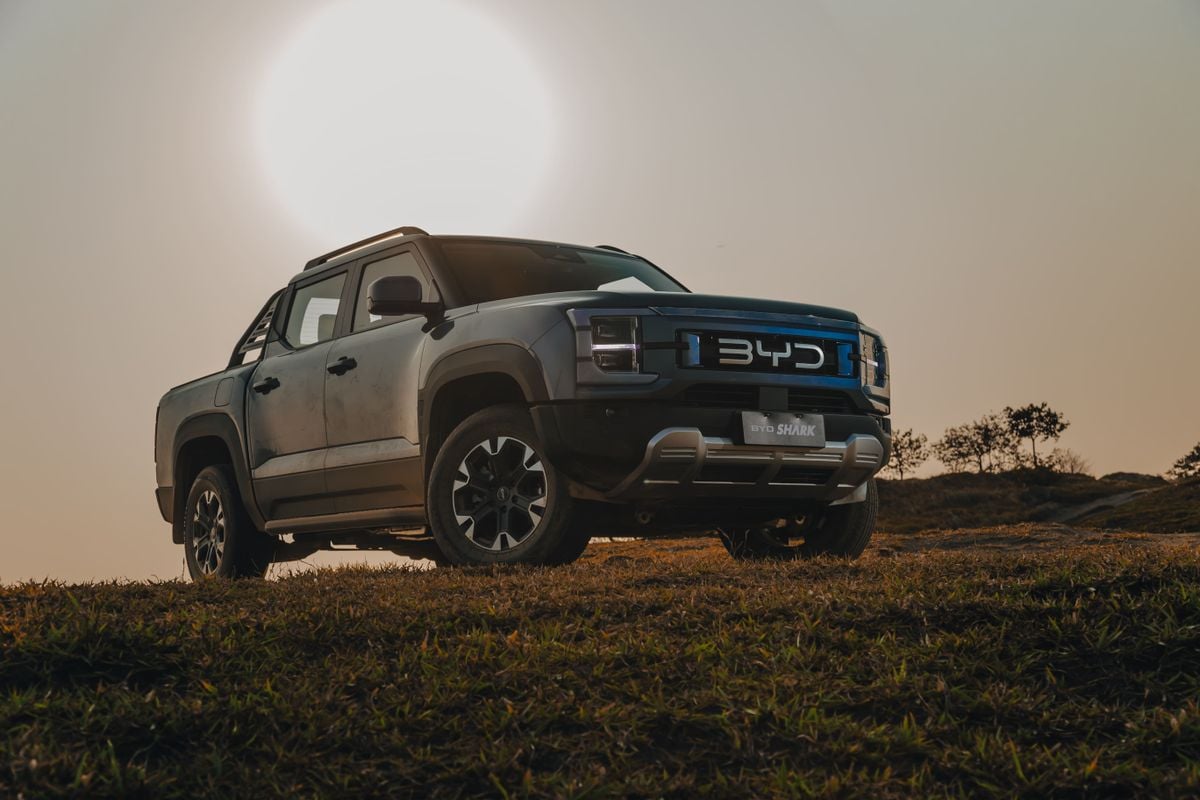 Chega ao Brasil a BYD Shark, primeira caminhonete super-híbrida do país por BYD/Divulgação