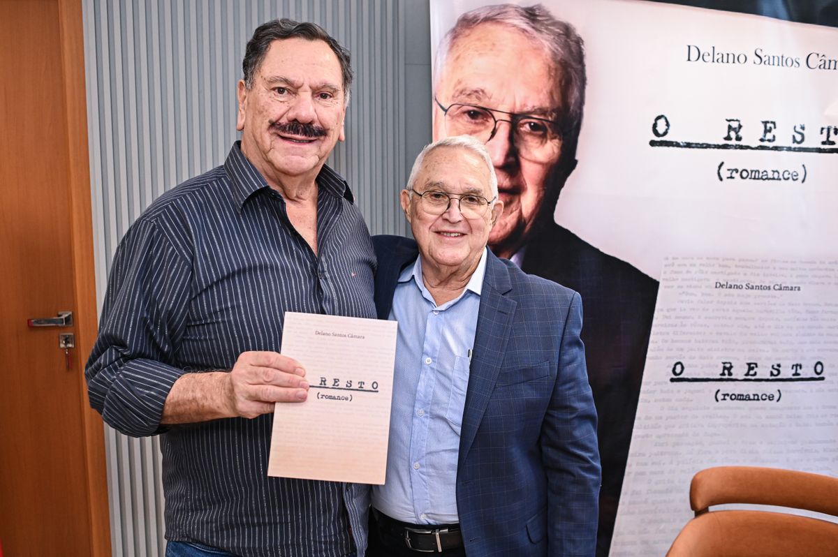 Ronaldo Gonçalves e  juiz aposentado Delano Santos Câmara