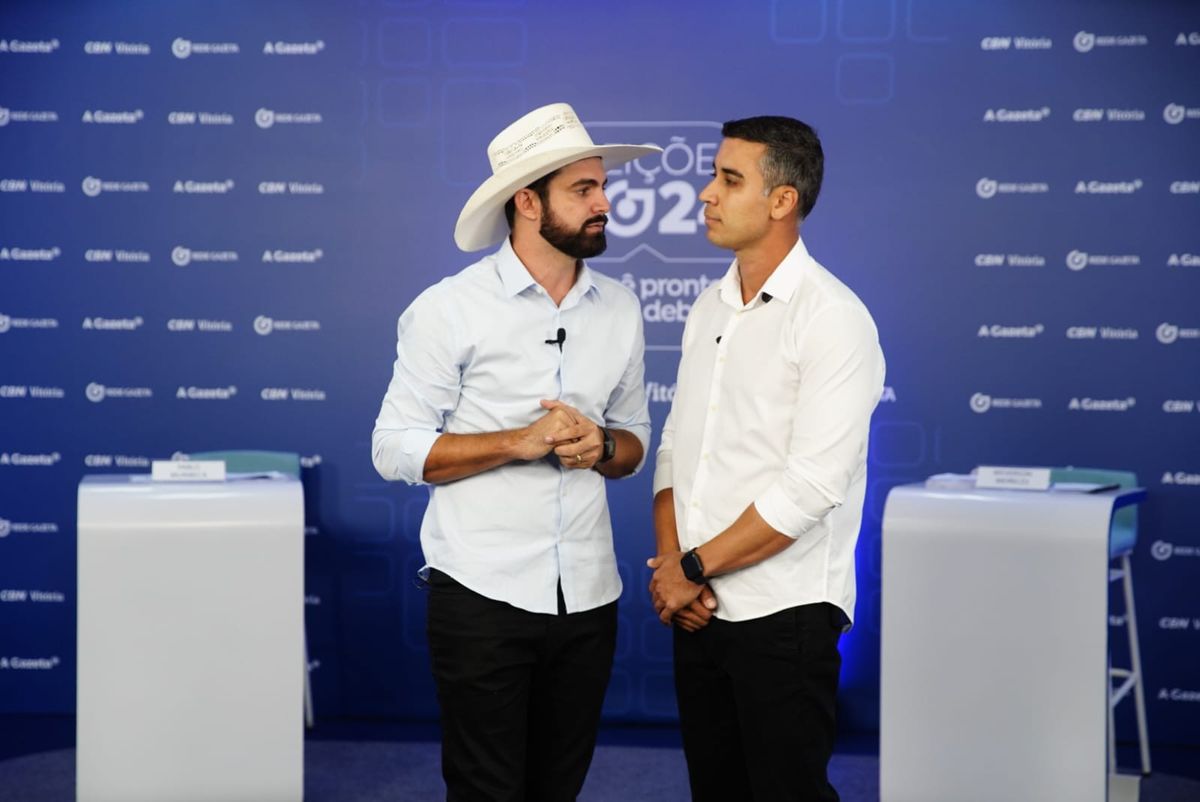 Weverson e Muribeca ficaram bem próximos em certos momentos do debate