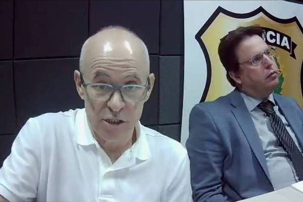 O conselheiro do TCE-RJ Domingos Brazão é interrogado em sala da penitenciária federal de Porto Velho (RO)