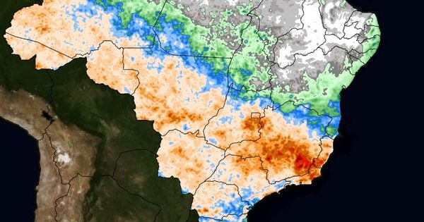 Impulsionadas por uma frente fria e a intensificação da primavera, outubro deve terminar om chuvas expressivas