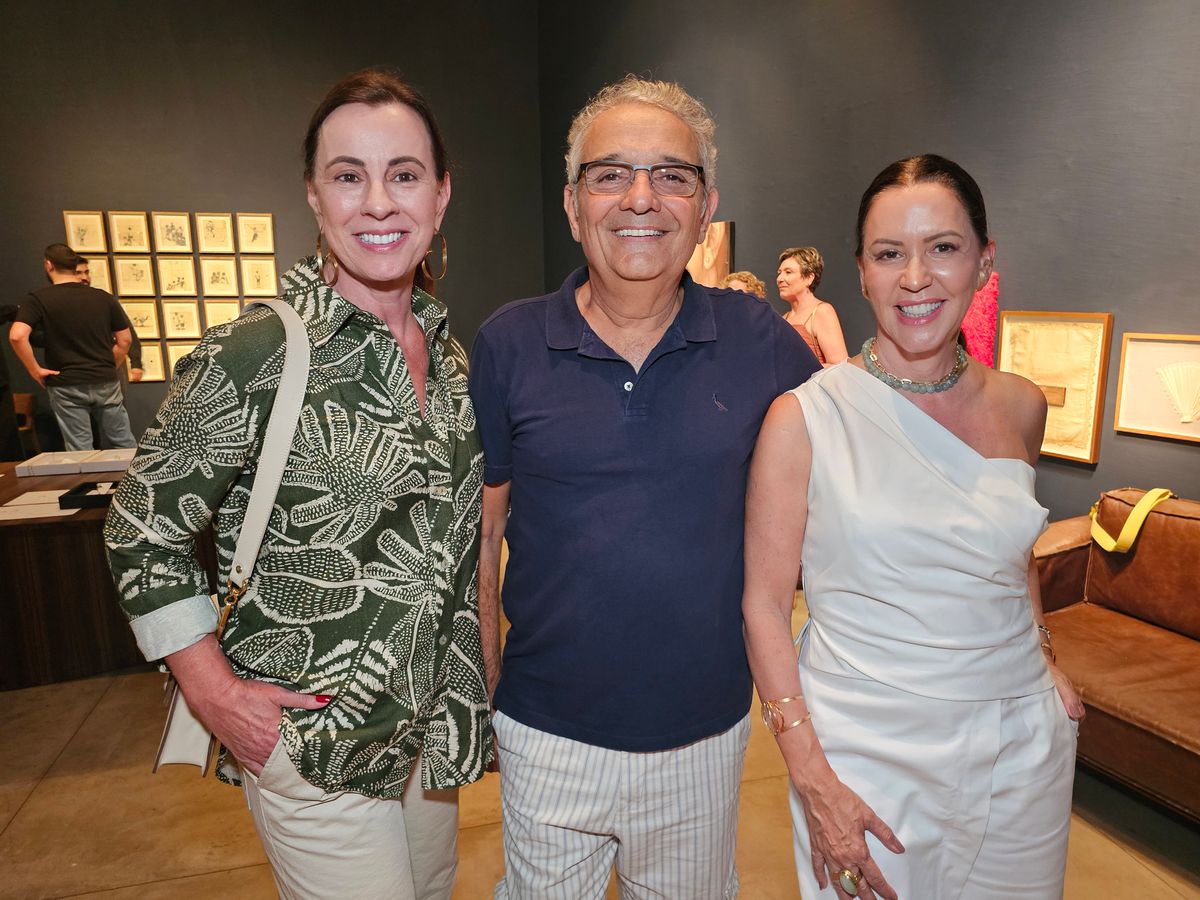 Luciana Almeida, Augusto Pacheco e Heliene Del Esposti 