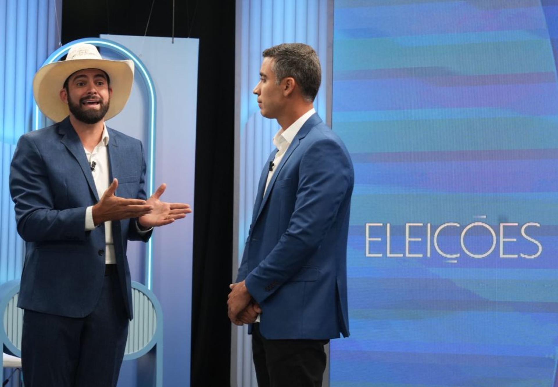 2º turno na Serra: Pablo Muribeca e Weverson Meireles no debate da TV Gazeta        