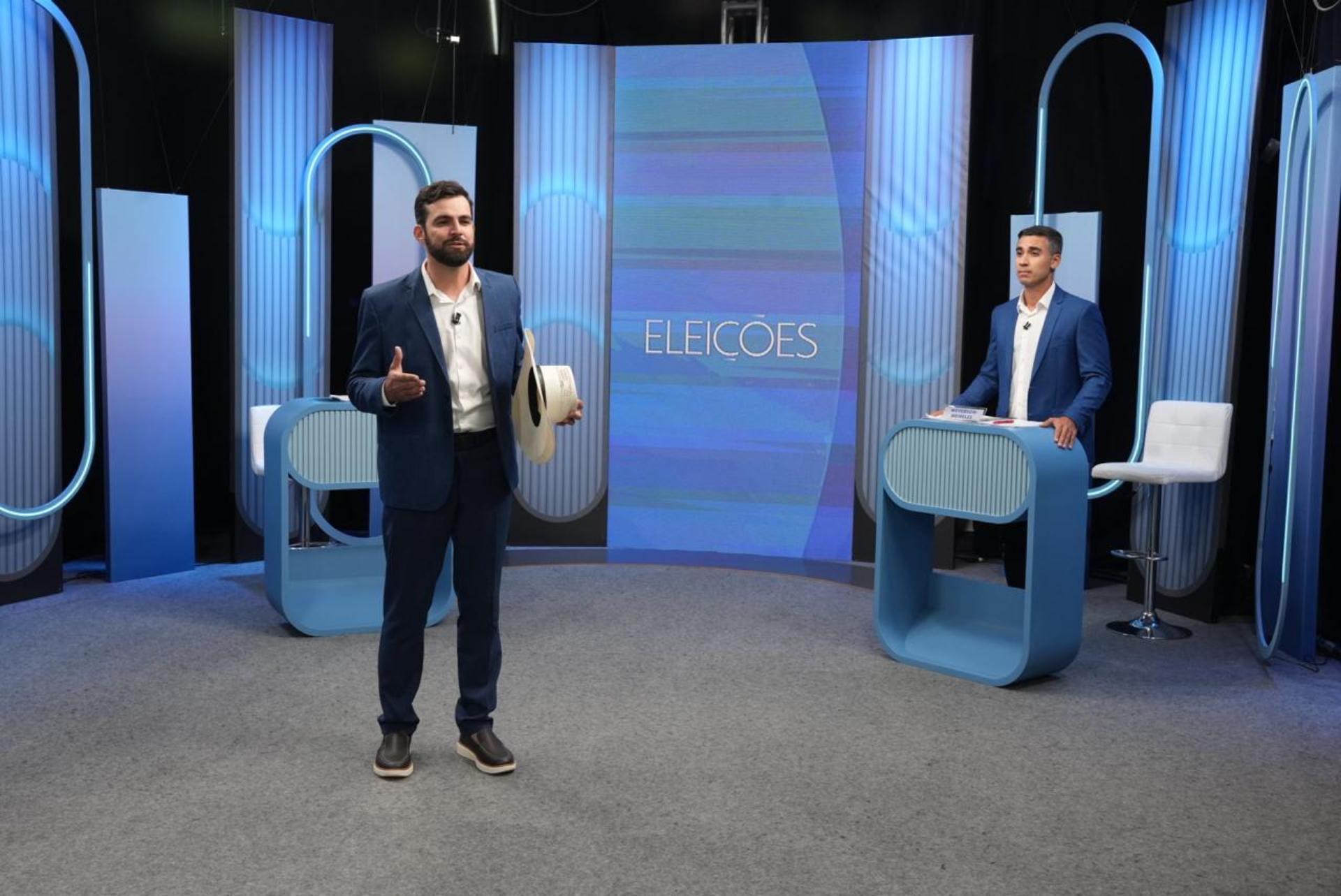 2º turno na Serra: Pablo Muribeca e Weverson Meireles no debate da TV Gazeta     