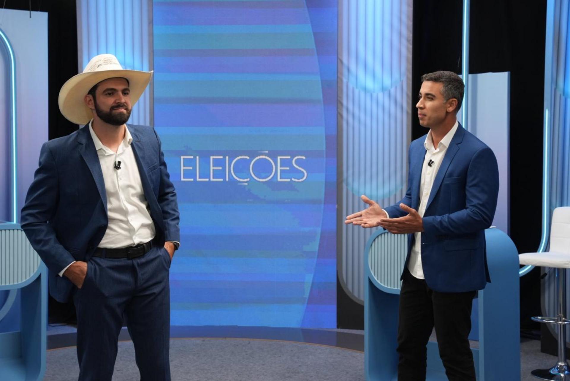 2º turno na Serra: Pablo Muribeca e Weverson Meireles no debate da TV Gazeta     