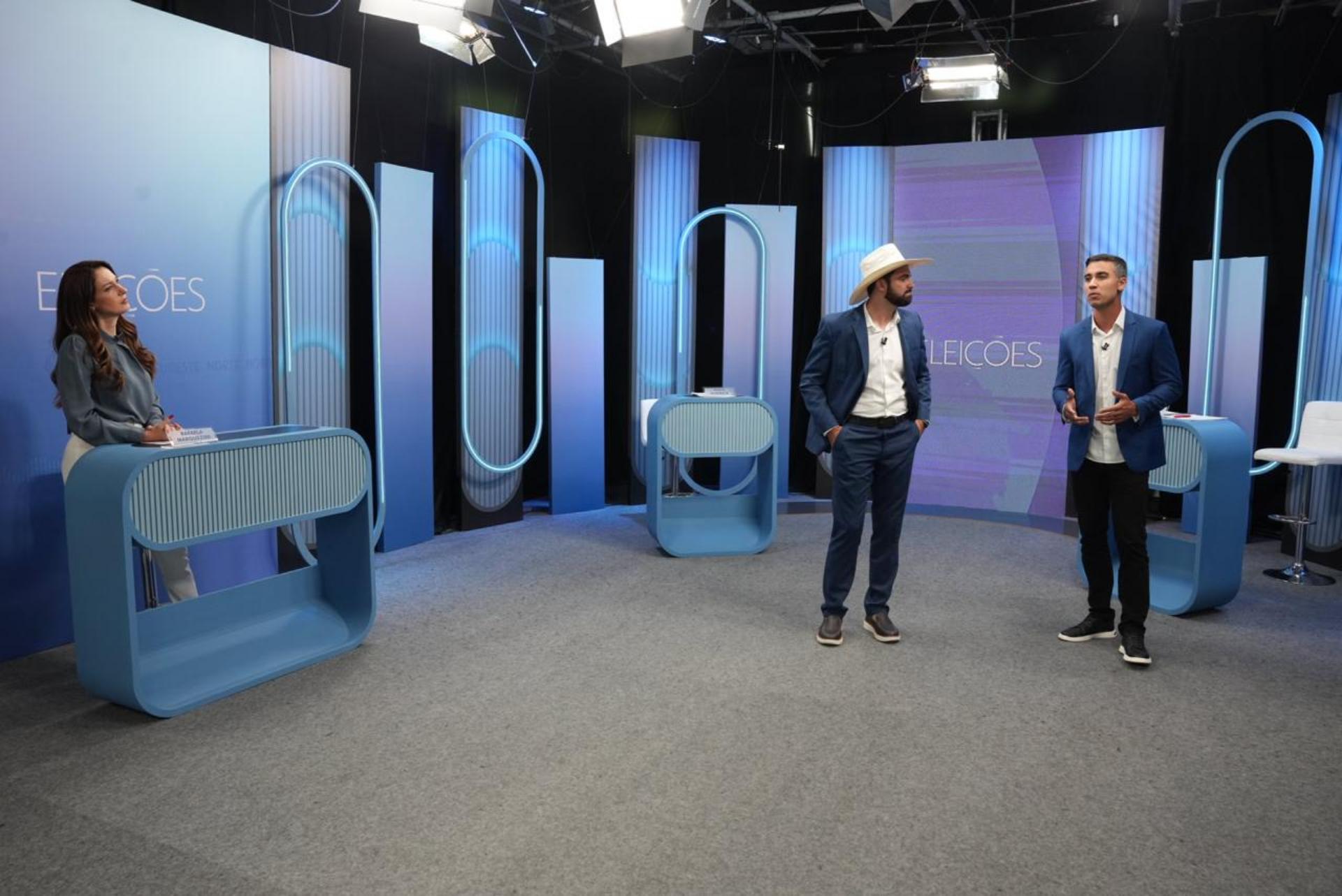 2º turno na Serra: Pablo Muribeca e Weverson Meireles no debate da TV Gazeta     