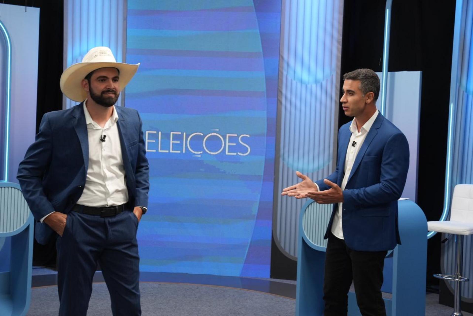 2º turno na Serra: Pablo Muribeca e Weverson Meireles no debate da TV Gazeta     