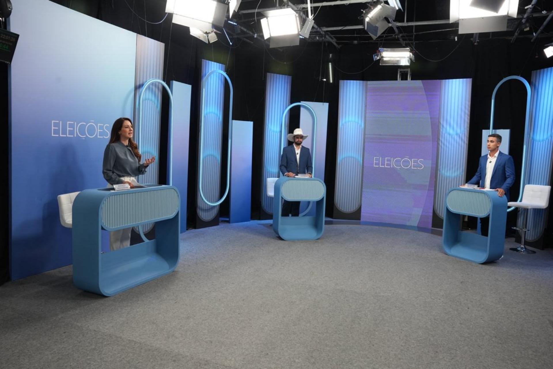 2º turno na Serra: Pablo Muribeca e Weverson Meireles no debate da TV Gazeta   