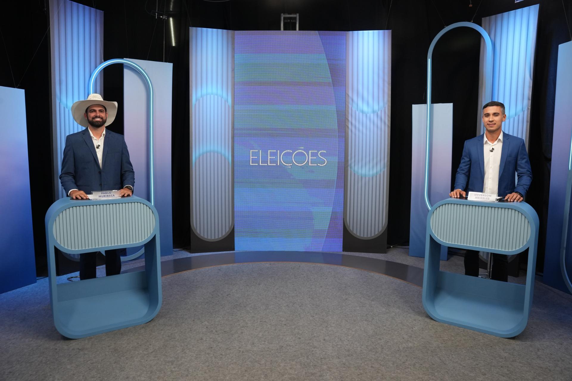 2º turno na Serra: Pablo Muribeca e Weverson Meireles no debate da TV Gazeta 