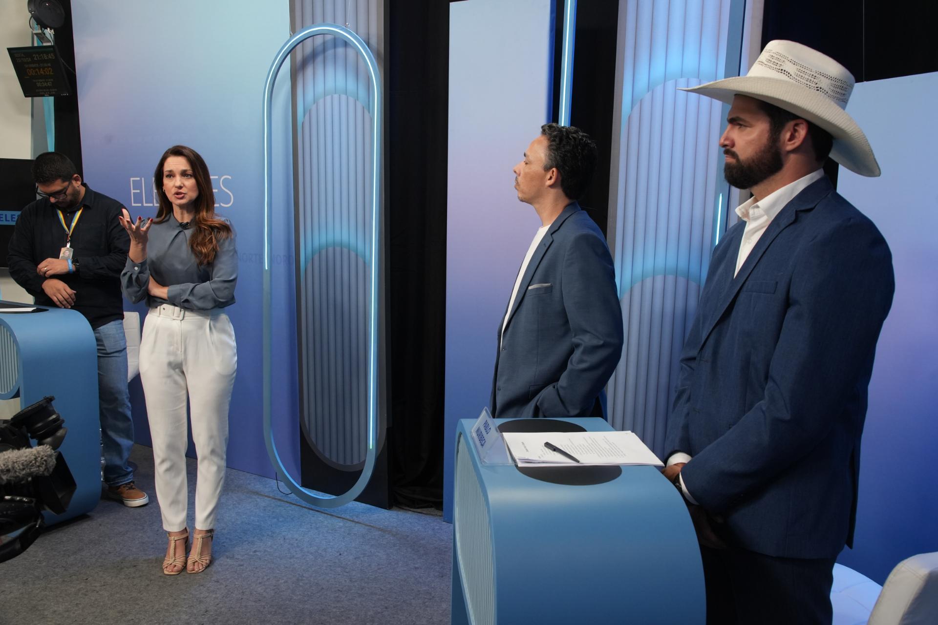 2º turno na Serra: Pablo Muribeca e Weverson Meireles no debate da TV Gazeta