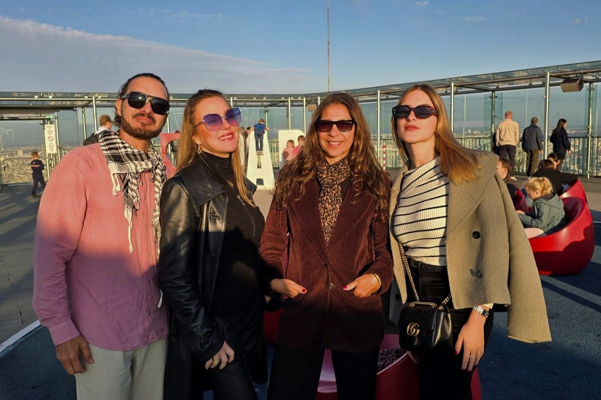 André Poubel, Suellen Perdigão, Renata Rosa e Marianna Paolini