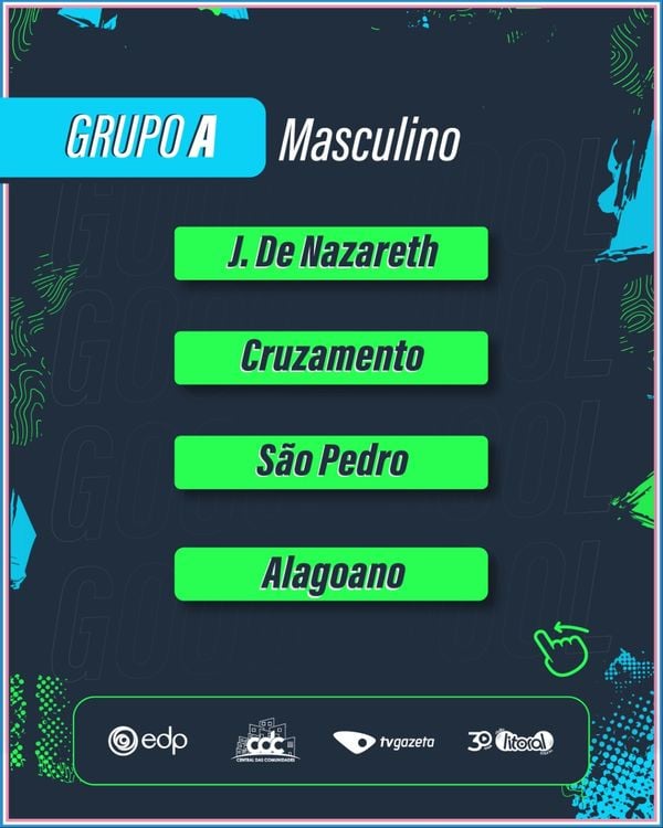 Grupos definidos para o futebol masculino na Taça EDP das Comunidades 2024 por Rede Gazeta