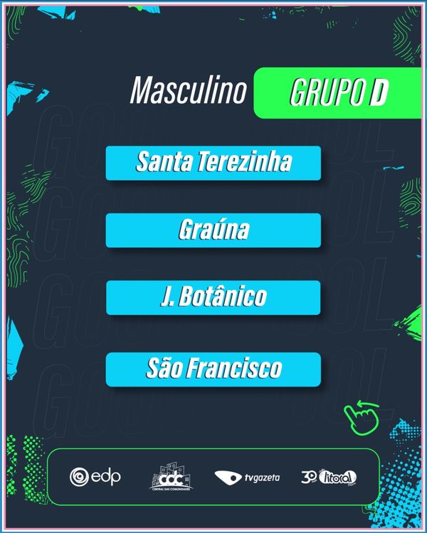 Grupos definidos para o futebol masculino na Taça EDP das Comunidades 2024 por Rede Gazeta
