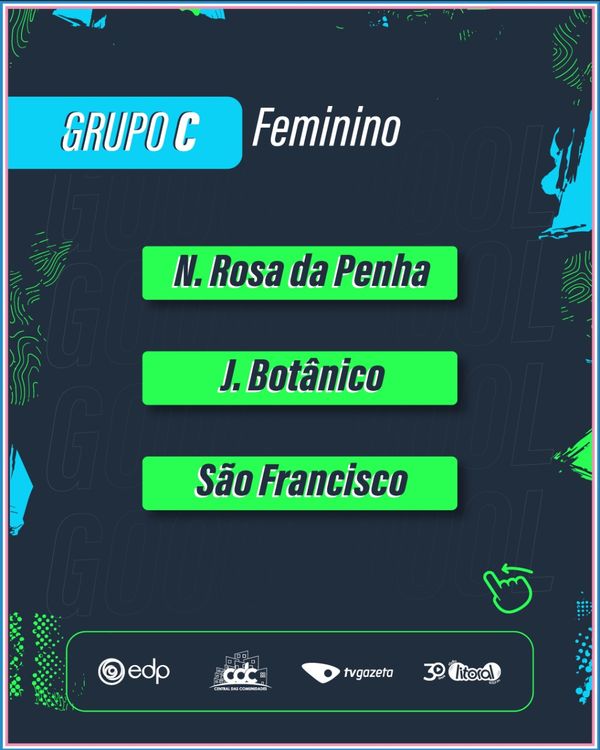 Rede Gazeta por Grupos definidos para o futebol feminino na Taça EDP das Comunidades 2024