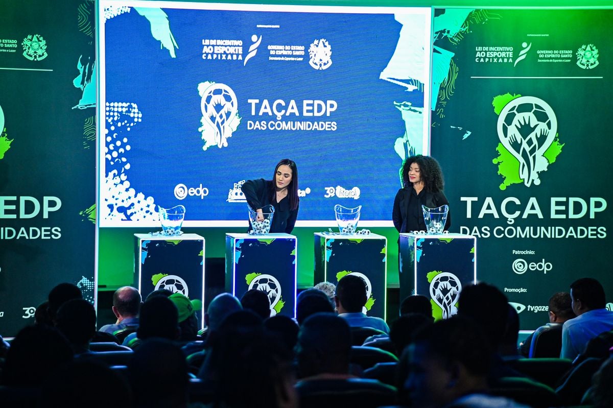 Sorteio de chaves da Taça EDP das Comunidades 2024 por Arthur Louzada