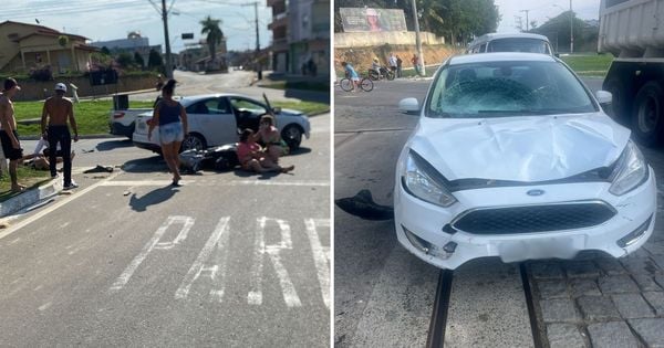 Motorista do carro foi submetido ao teste do bafômetro e resultado foi positivo para ingestão de bebida alcoólica, mas acabou liberado porque teor alcoólico foi abaixo do limite