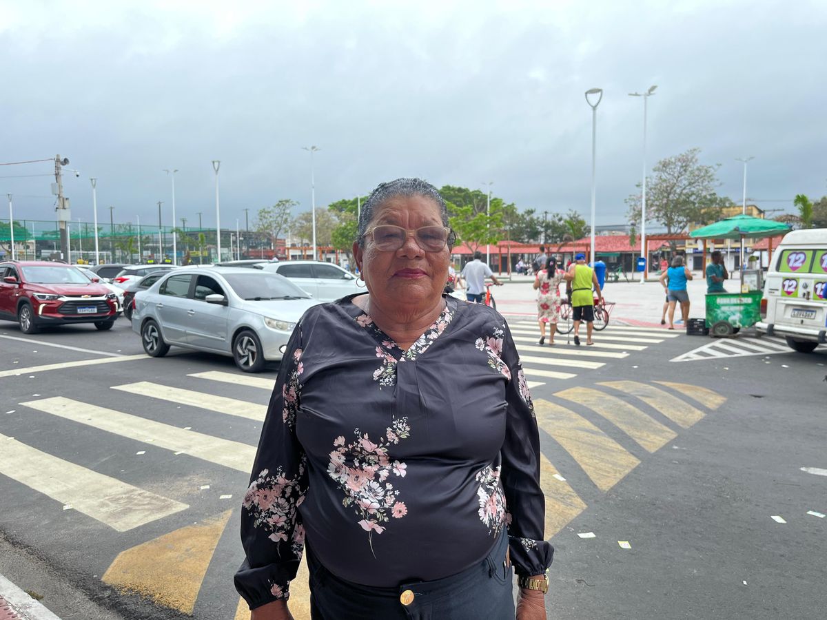 A aposentada Mariusa Nunes, de 71 anos, continua votando na Serra, mesmo desobrigada