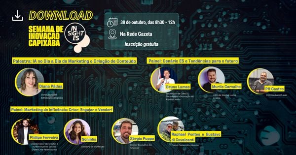 Manhã imersiva vai discutir impactos da IA e novas tecnologias que estarão disponíveis a partir de 2025. Inscrição é gratuita, e evento acontece na Rede Gazeta, em Vitória, na próxima quarta-feira (30)