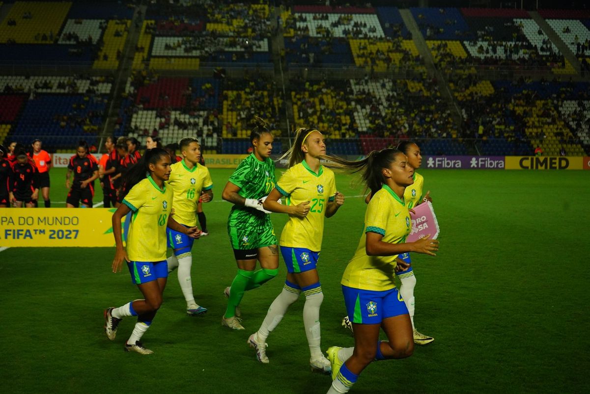 Brasil vence a Colômbia no segundo amistoso no Kleber Andrade por Vitor Jubini