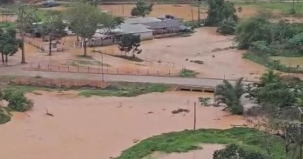 Não registro de ocorrências, vítimas feridas ou pessoas que precisaram sair de casa por causa da chuva, até o momento, no município