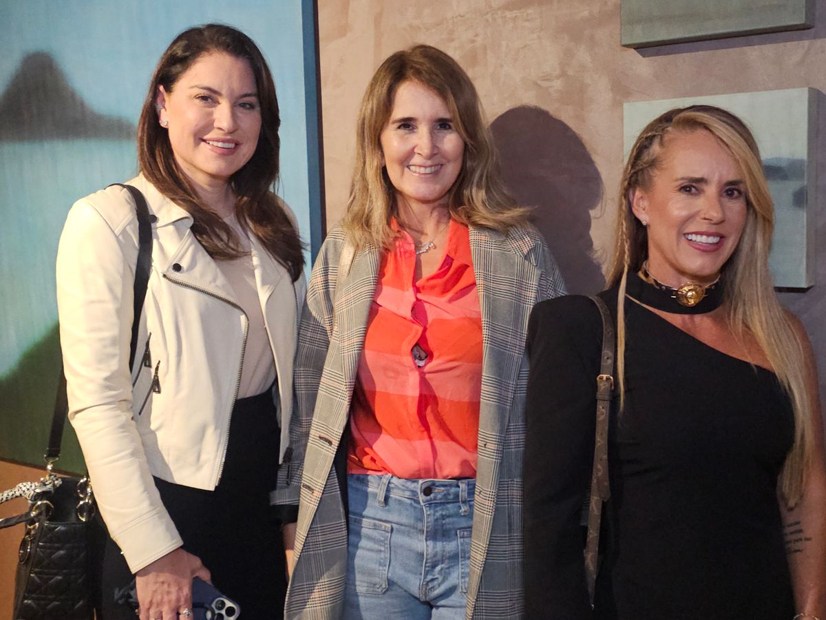 Debora Veronez, Zeze Monteiro e Luciana Gimenez