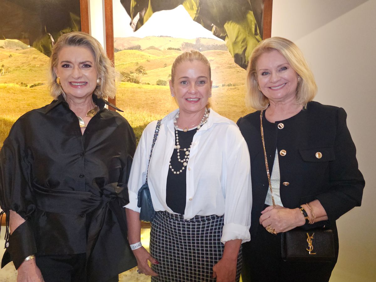 Gracinha Nader, Paula Abdenor e Solange Herkenhoff 