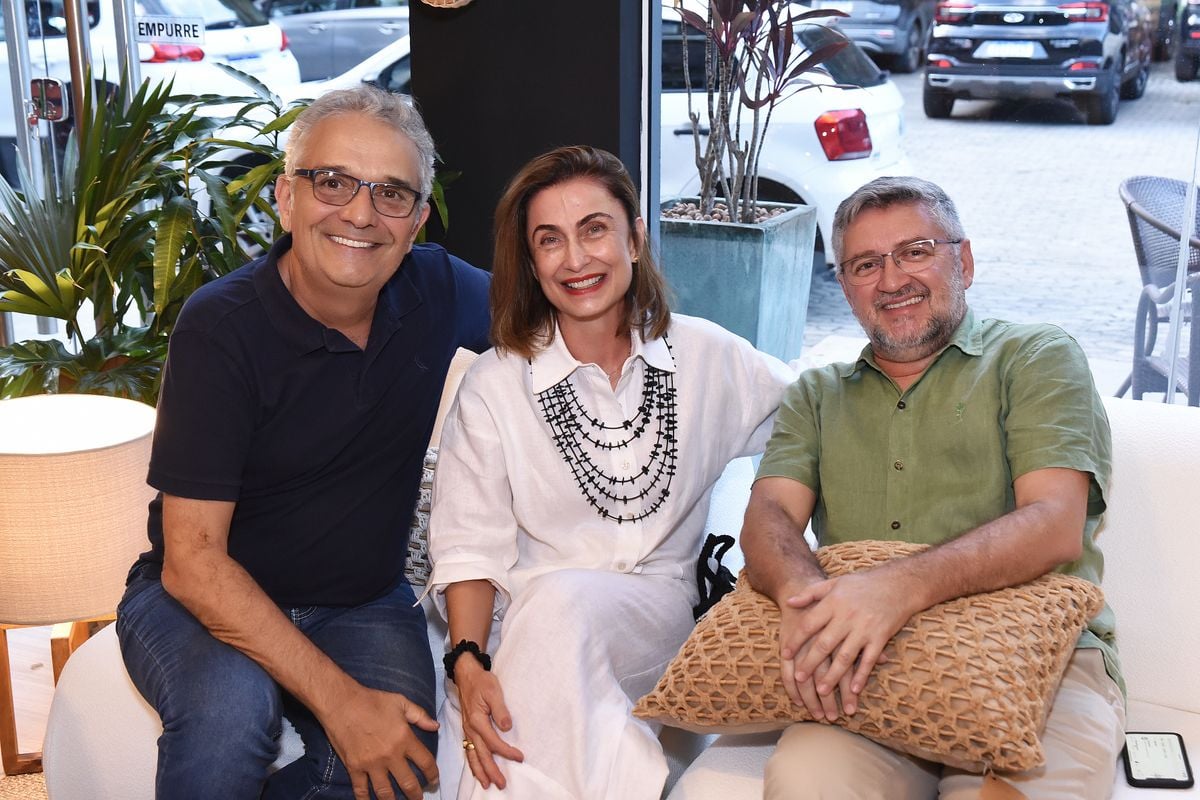 Augusto Pacheco, Maria Tereza Nader e Geraldo Lino