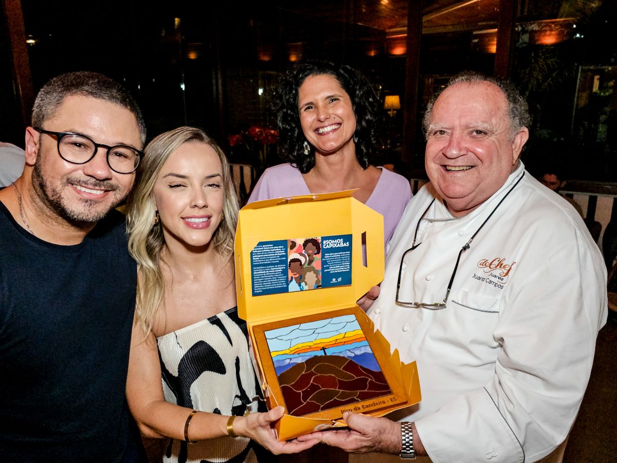 Guilherme Silva, Marcella Scaramella, Lethicia Ribeiro e Juarez Campos