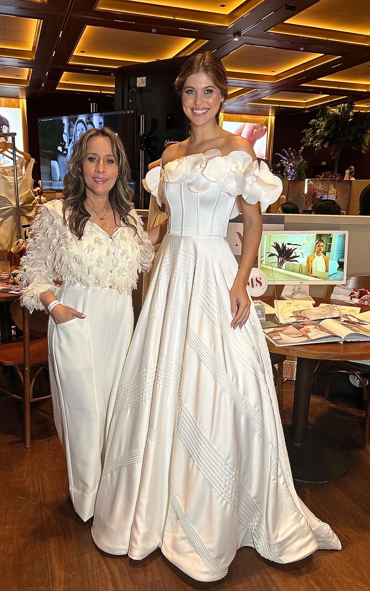 Marilda Simões e Eduarda Braum