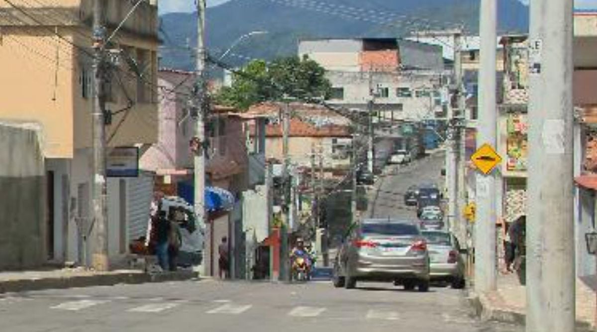 Rua próxima ao local do crime em Nova Rosa da Penha