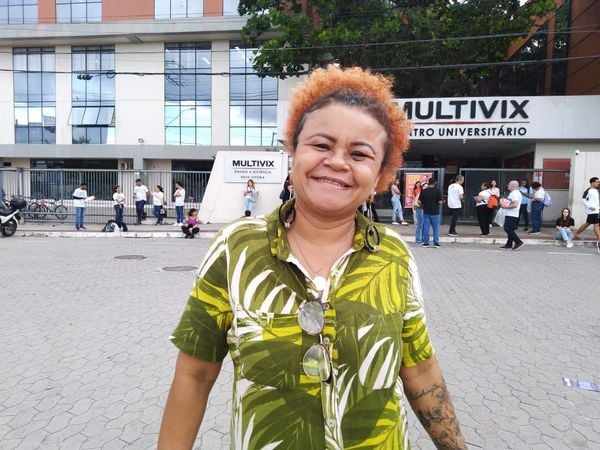 Markelia Santos, de 46 anos, fez Enem pela primeira vez