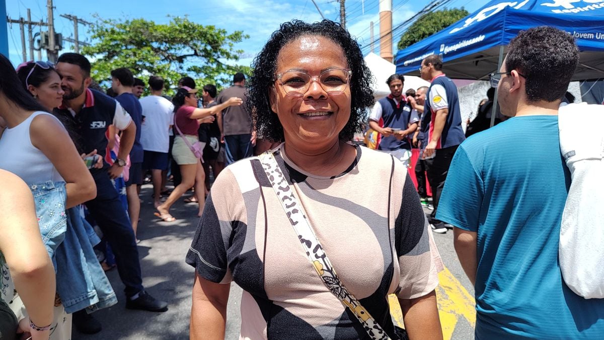 Sebastiana Aurélio, 53 anos, irá fazer o Enem pela 1° vez e quer entrar na graduação de Enfermagem