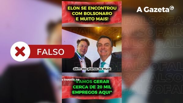 Perfil que fez a postagem é responsável por uma série de vídeos falsos utilizando a imagem do bilionário para disseminar informações mentirosas