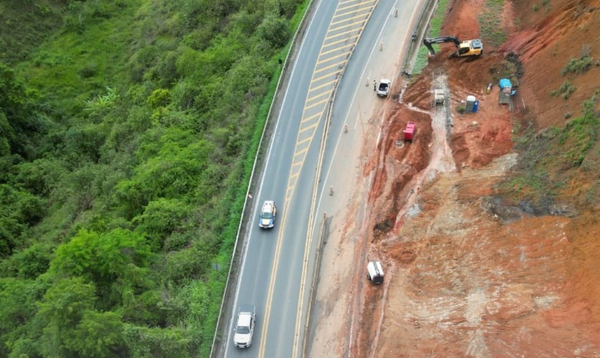 Km 245 da BR-101, na Serra, terá interdição para operação de fragmentação de rochas