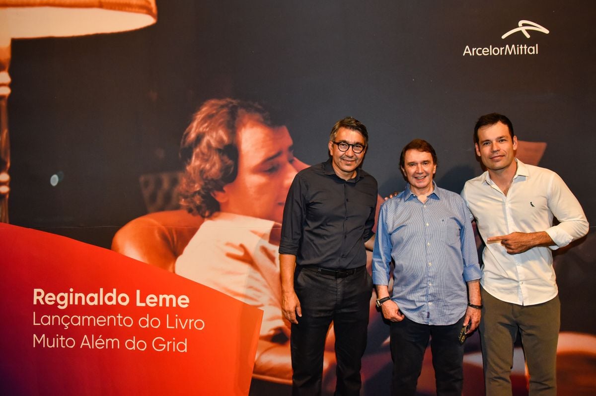 João Bosco, Reginaldo Leme e o piloto Hugo Cibien 